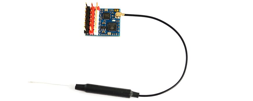 Matek ExpressLRS 2,4 GHz PWM imtuvas, R24-P6 120_T nuotrauka